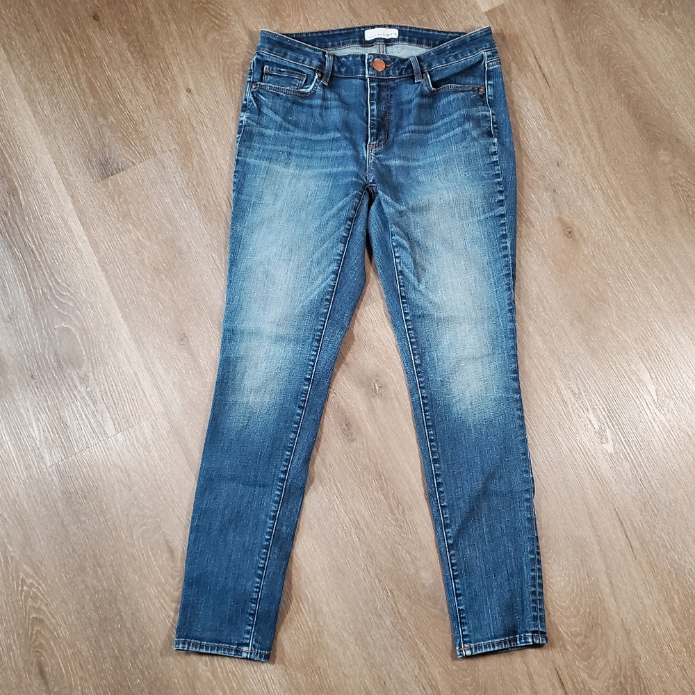 Ann Taylor LOFT Curvy Skinny Jeans 28 / 6